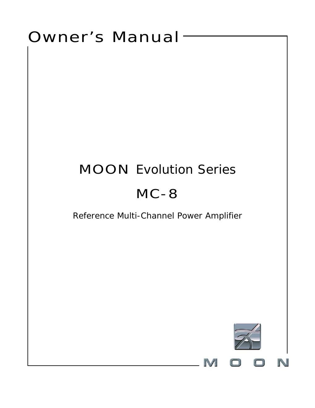 moon mc 8 owners manual