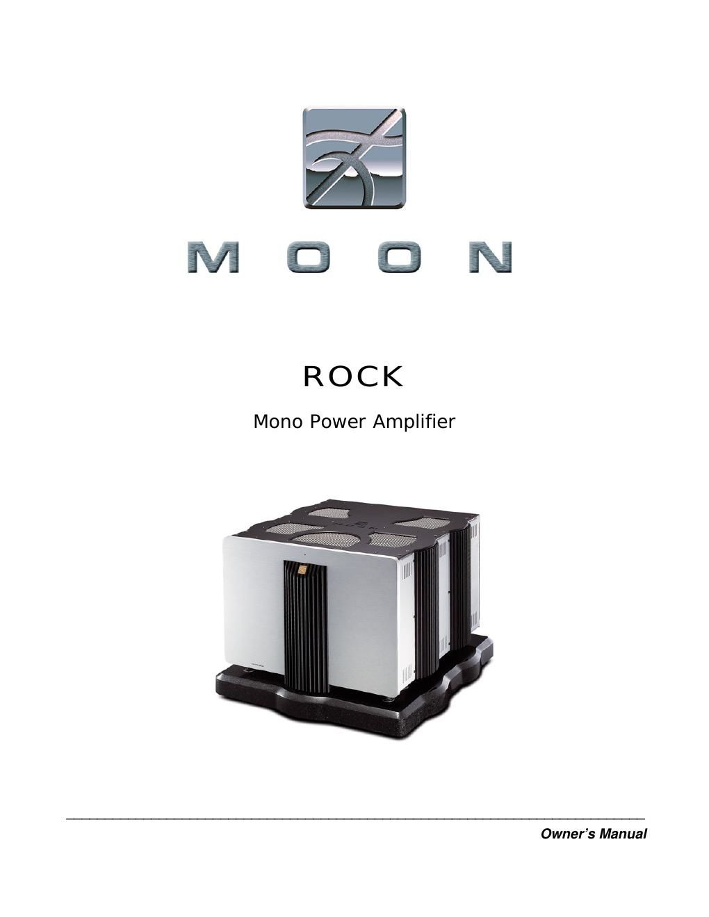 moon rock owners manual