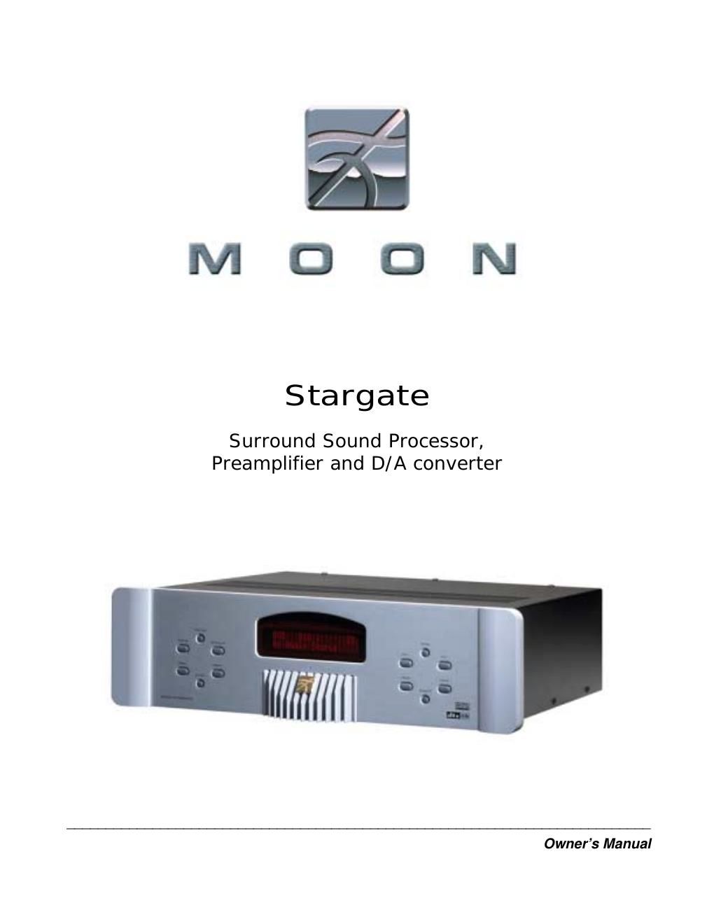 moon stargate owners manual