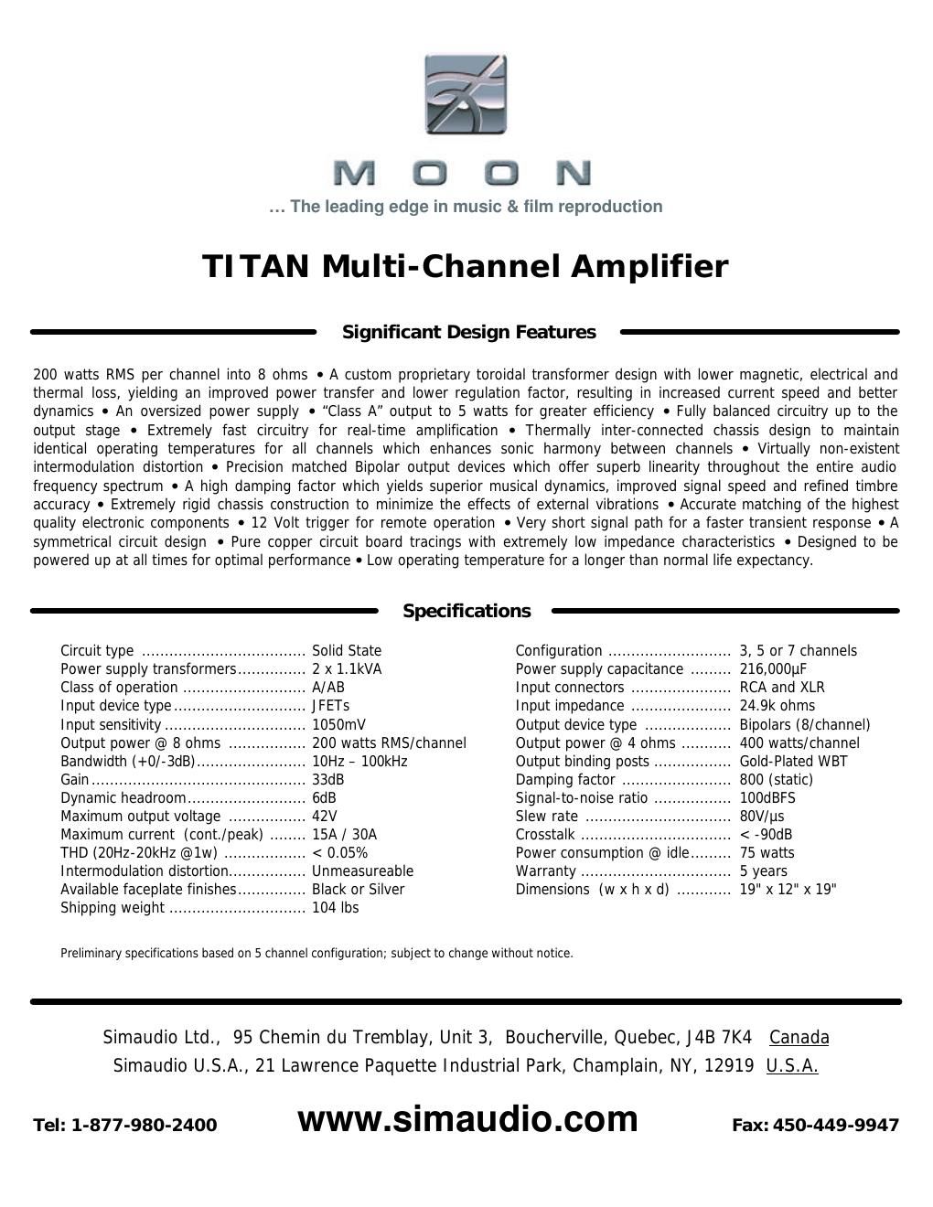 moon titan brochure