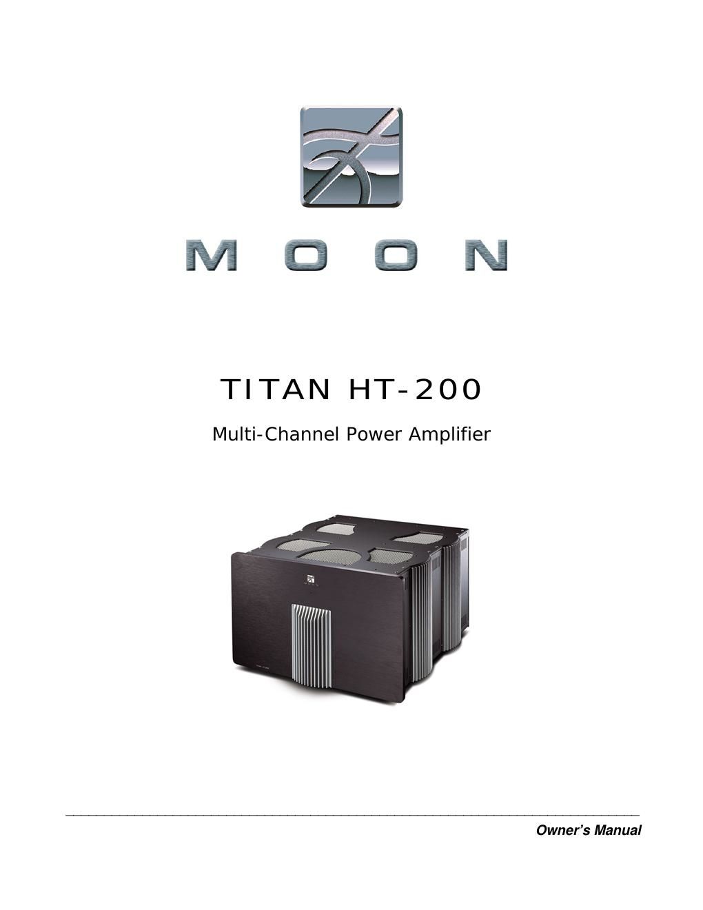 moon titan owners manual