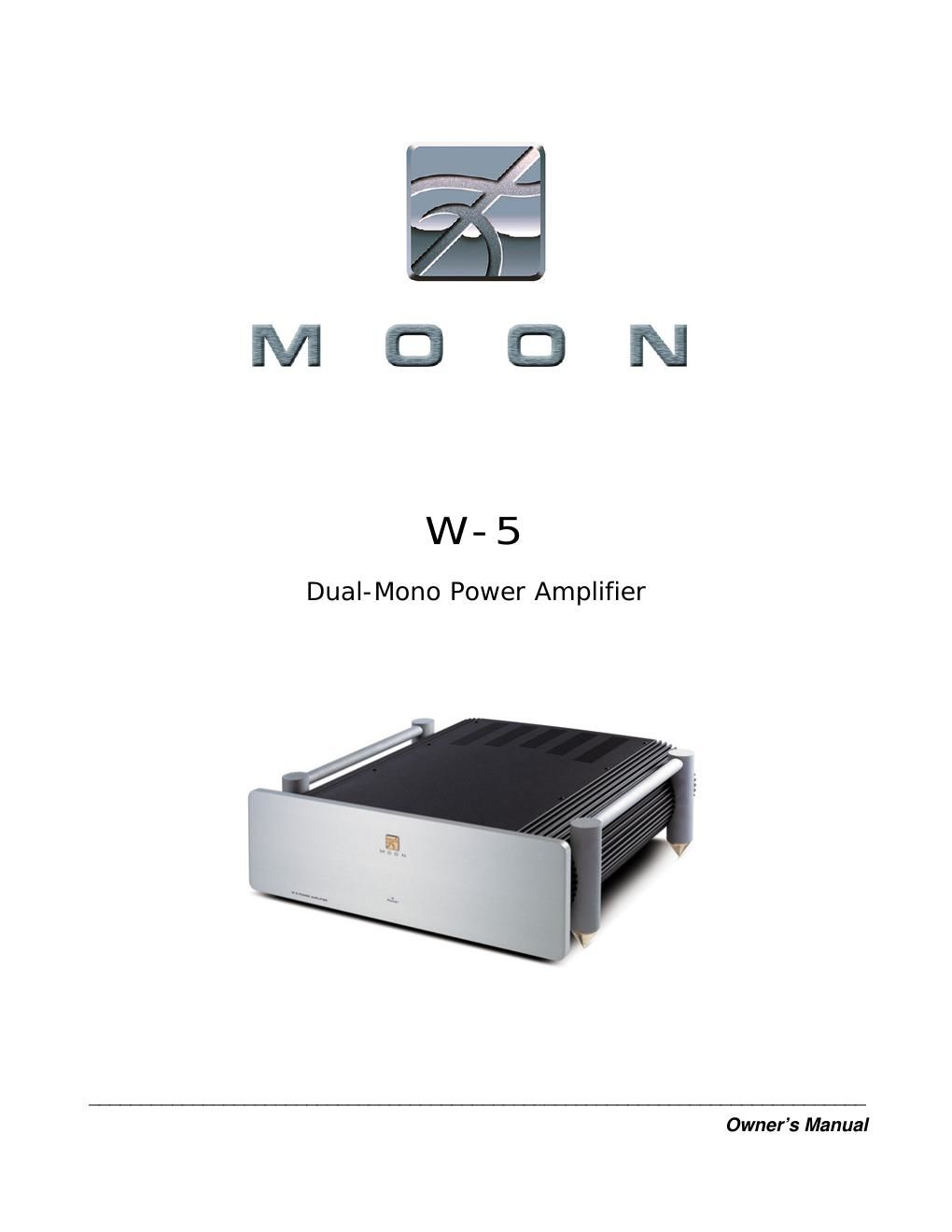 moon w 5 owners manual