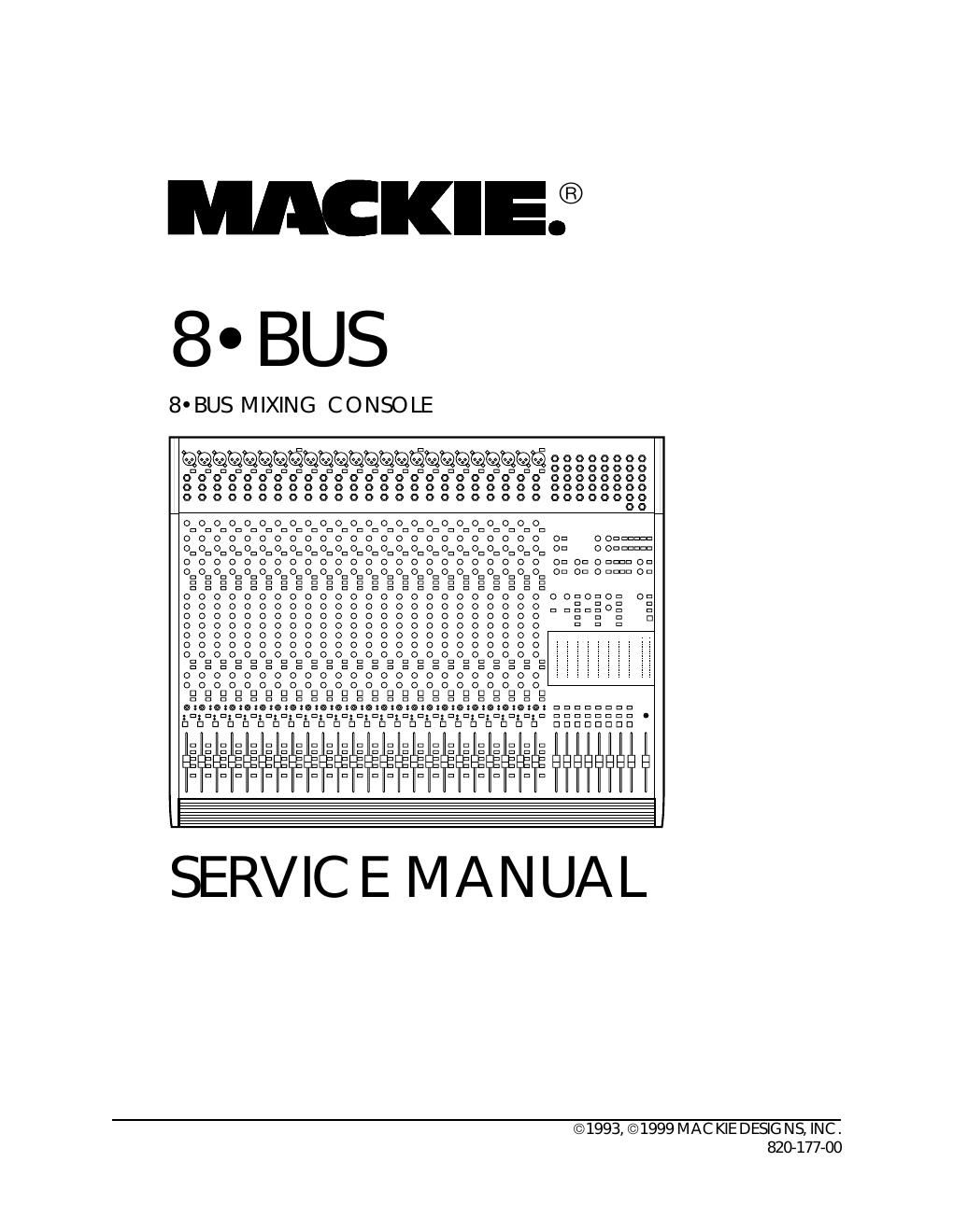 Mackie 8bus Service Manual