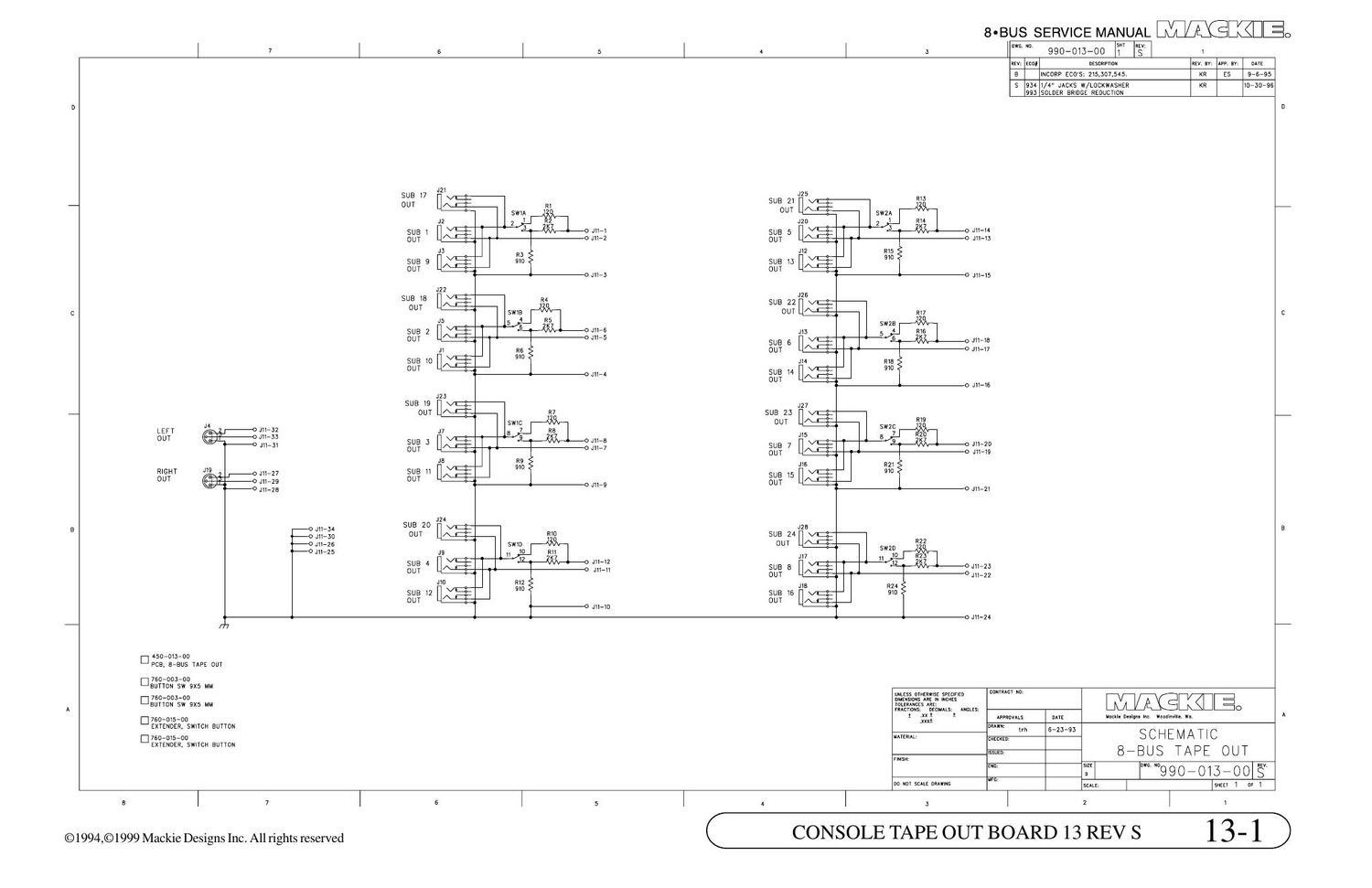 mackie 8bus schematic 13S