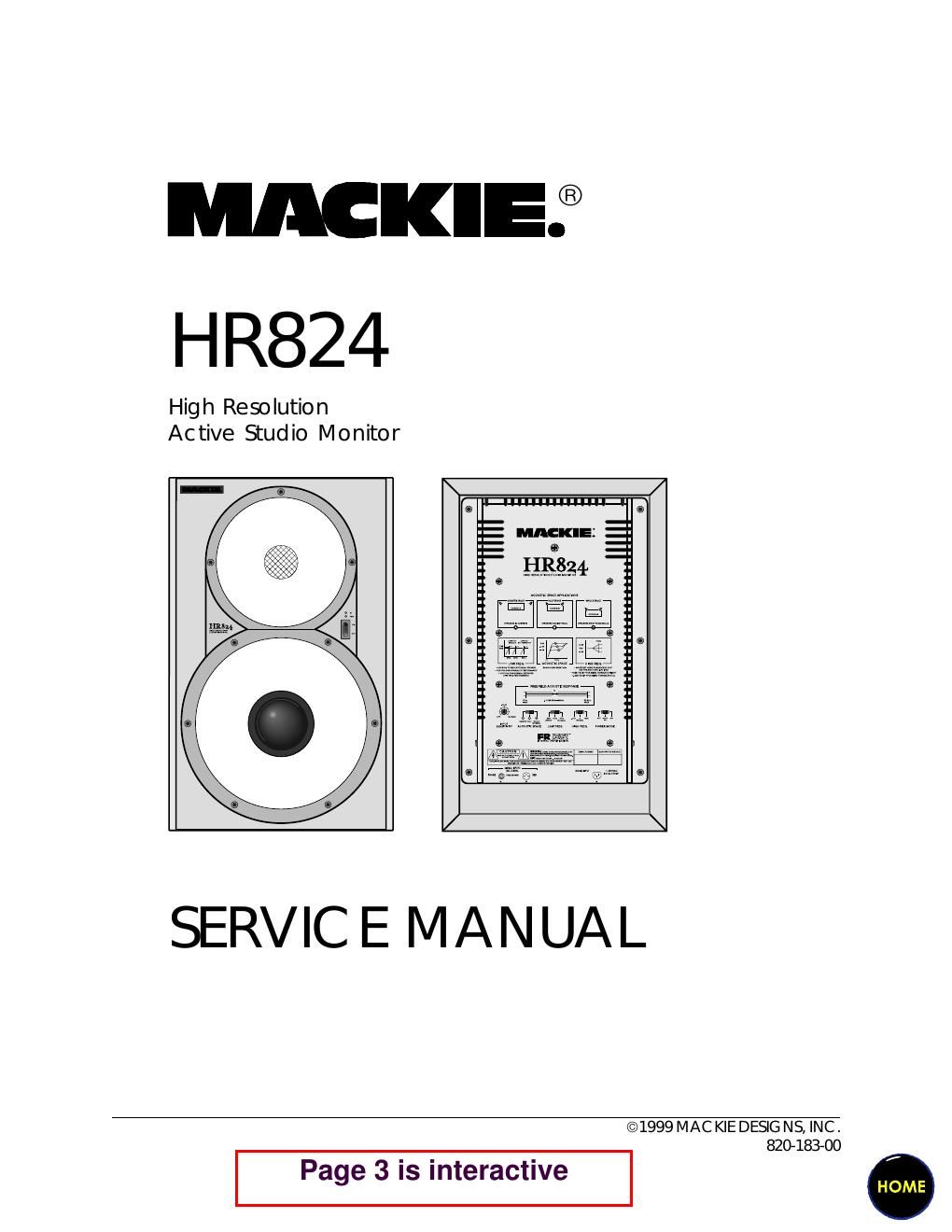 Mackie HR824 actspk