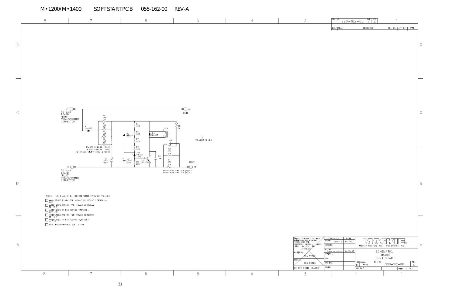 Mackie M1400 SCH 162A