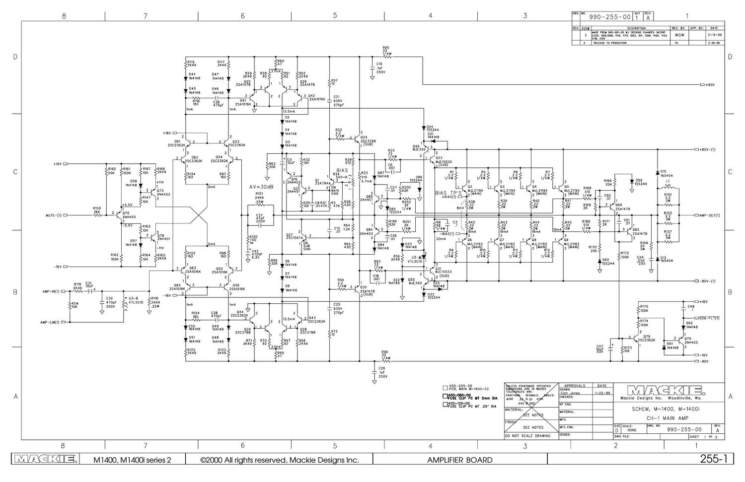 mackie m1400