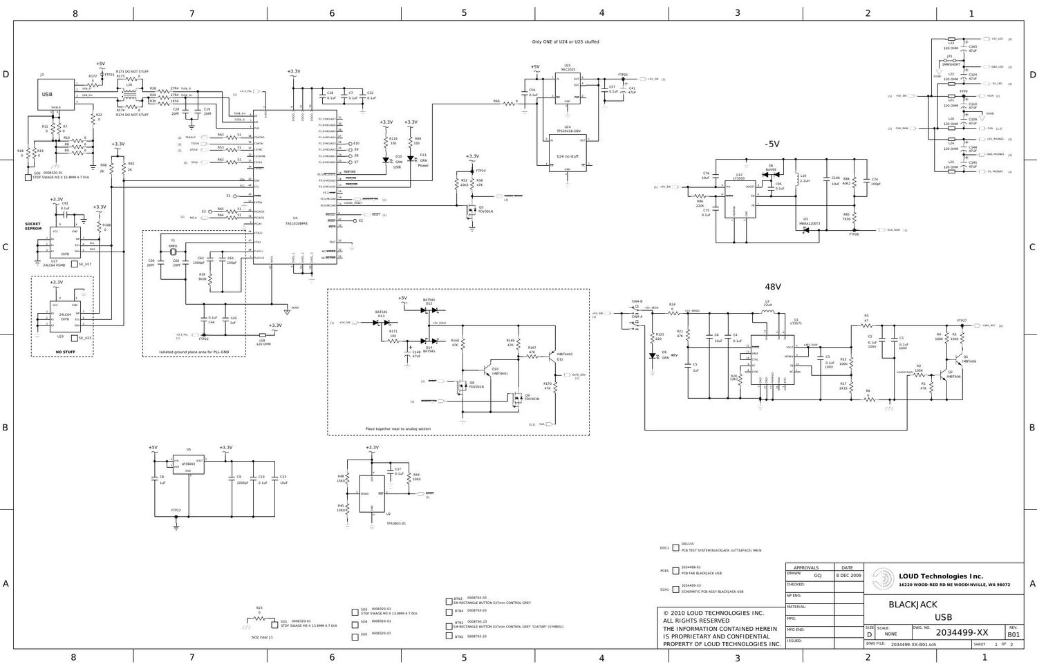 Mackie Onyx Blackjack Schematics