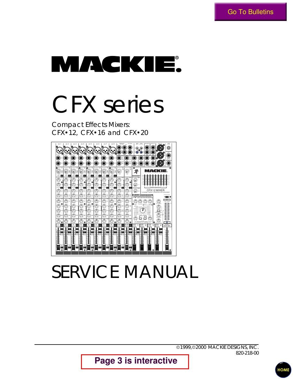 mackie cfx12 cfx16 cfx20 sm