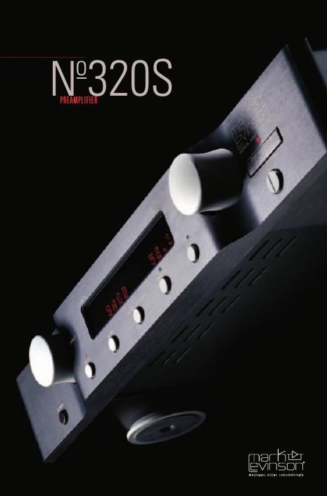 mark levinson no 320 s brochure