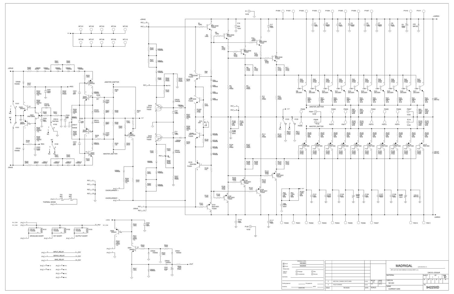 mark levinson 33 output sch