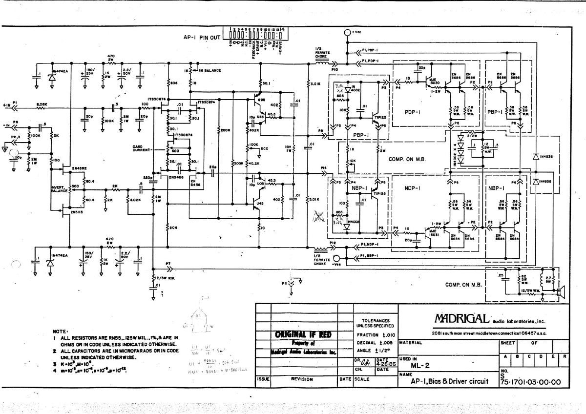 mark levinson ml 2 schematic