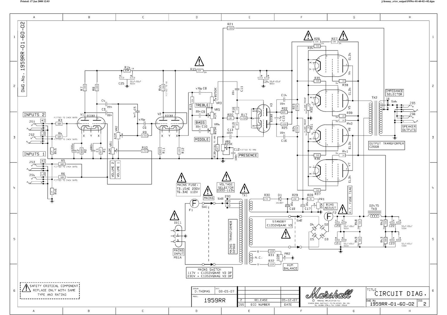 Marshall 1959 RR 01 60 02 V02 Schematic