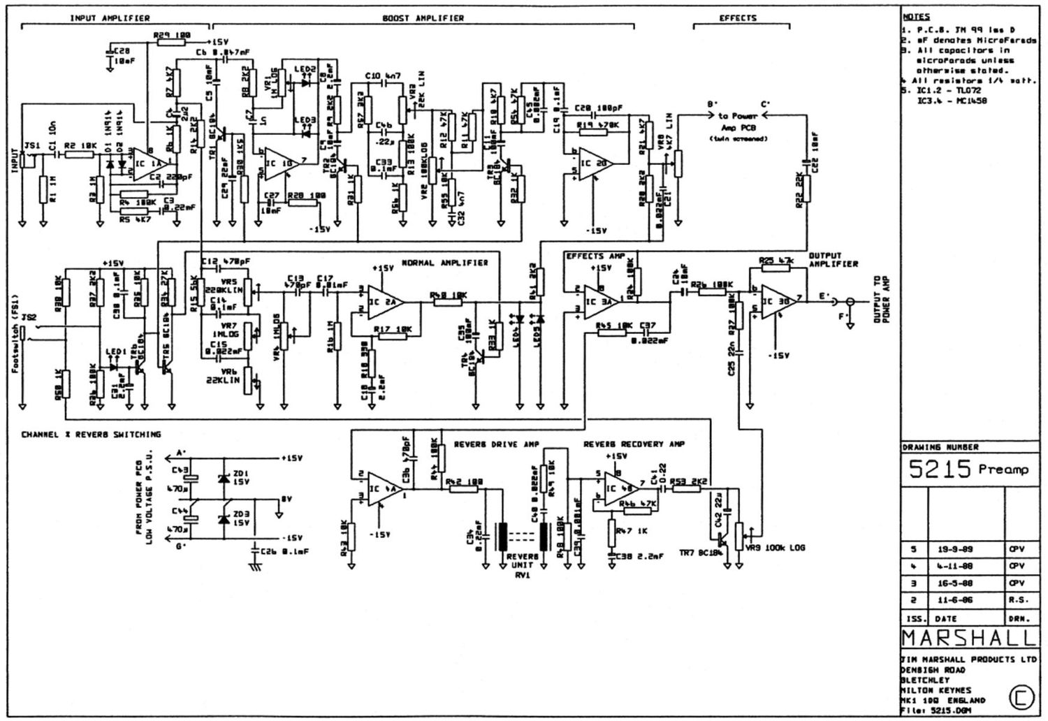 Marshall 5215 Schematic