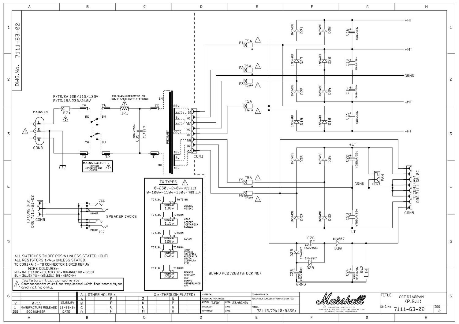 Marshall 7111 63 02 Schematic