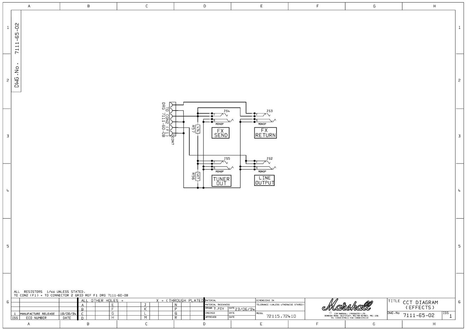 Marshall 7111 65 02 Schematic