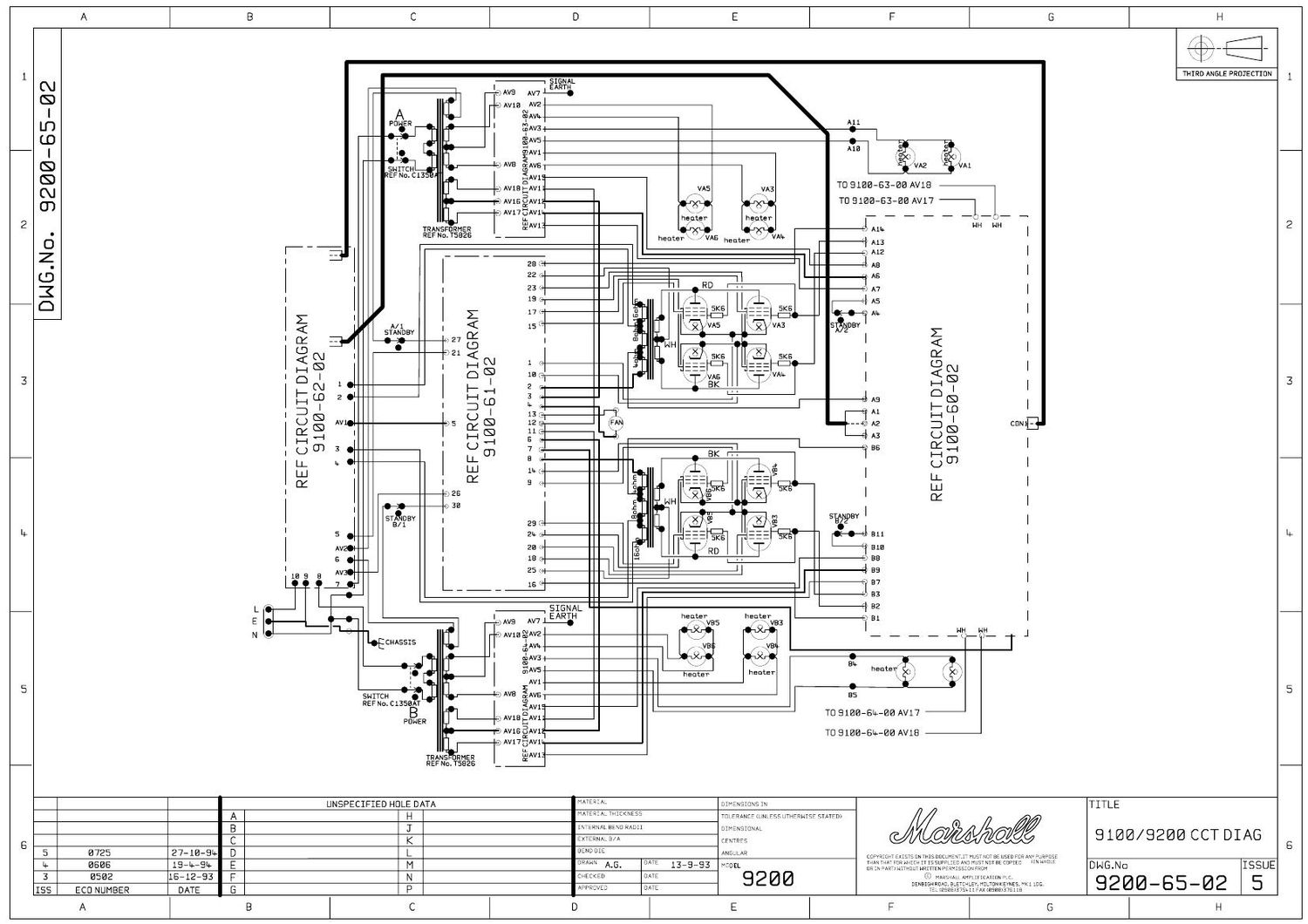 Marshall 9200 65 02 Schematic