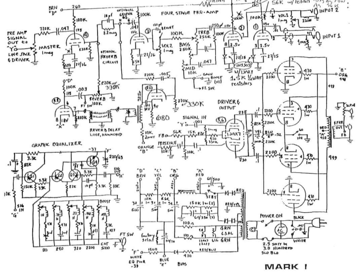 mesaboogie mark i schematic