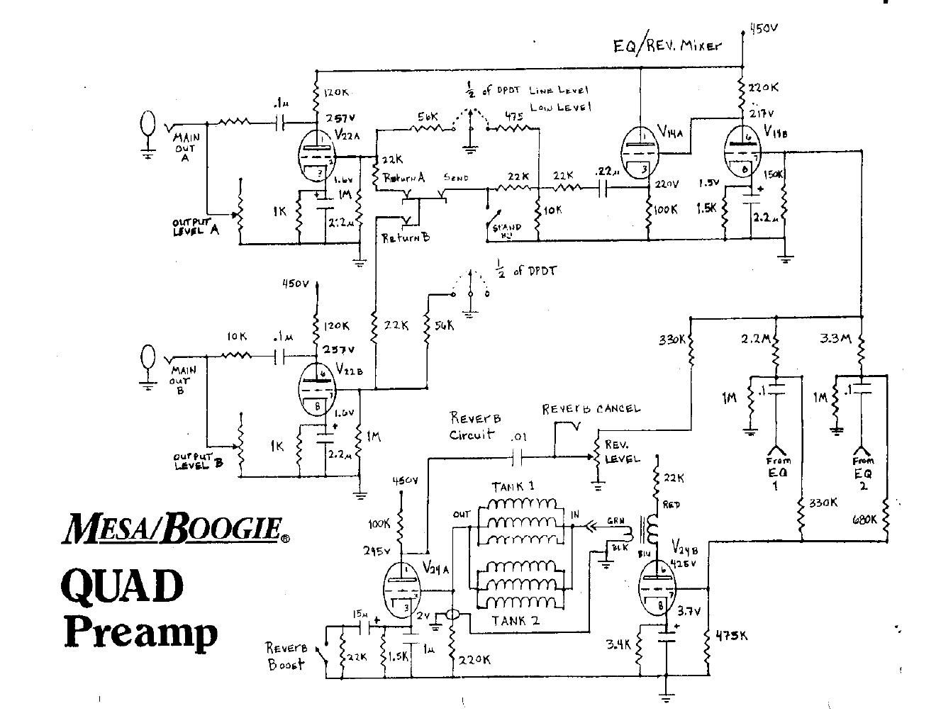 mesaboogie quad preamp