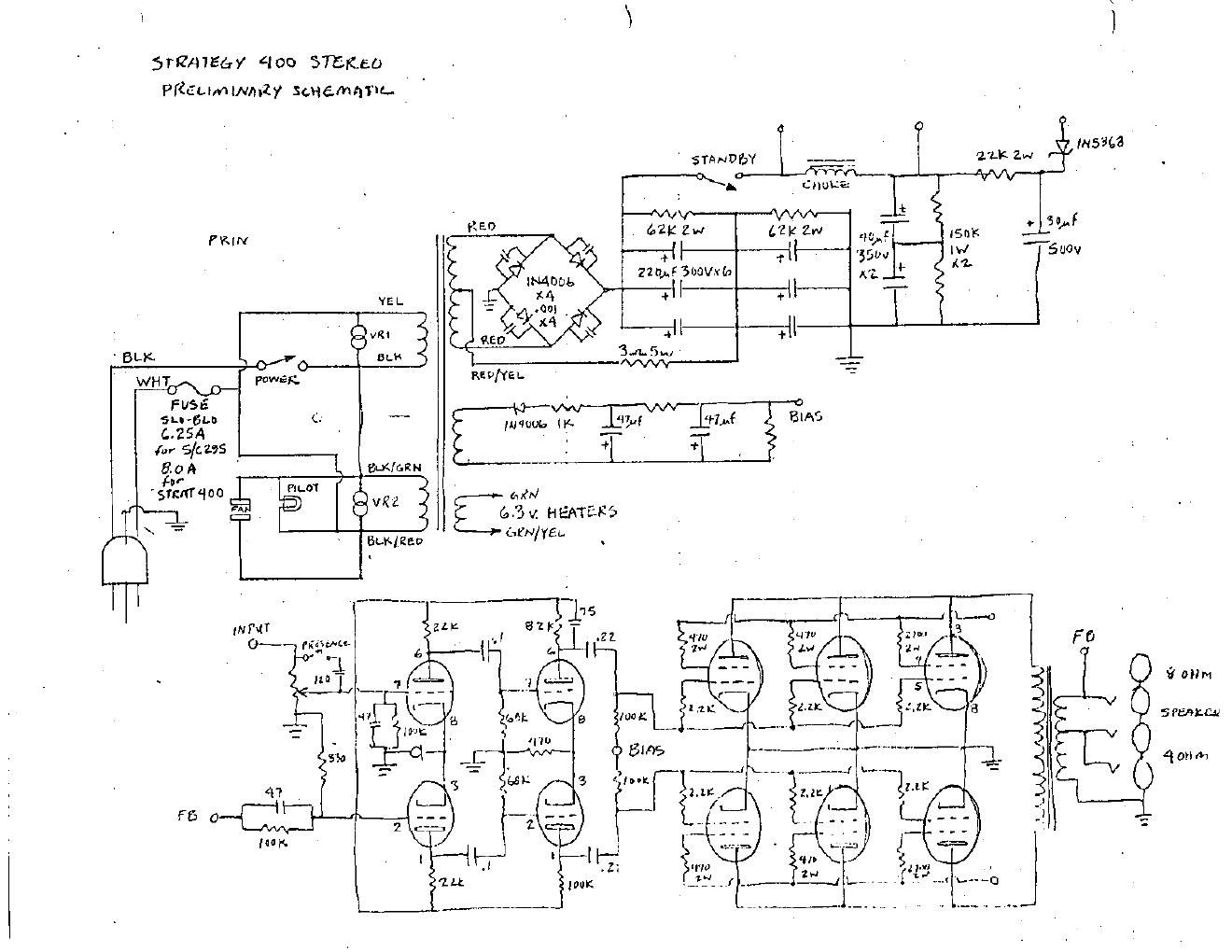 mesaboogie strategy 400 stereo schematic