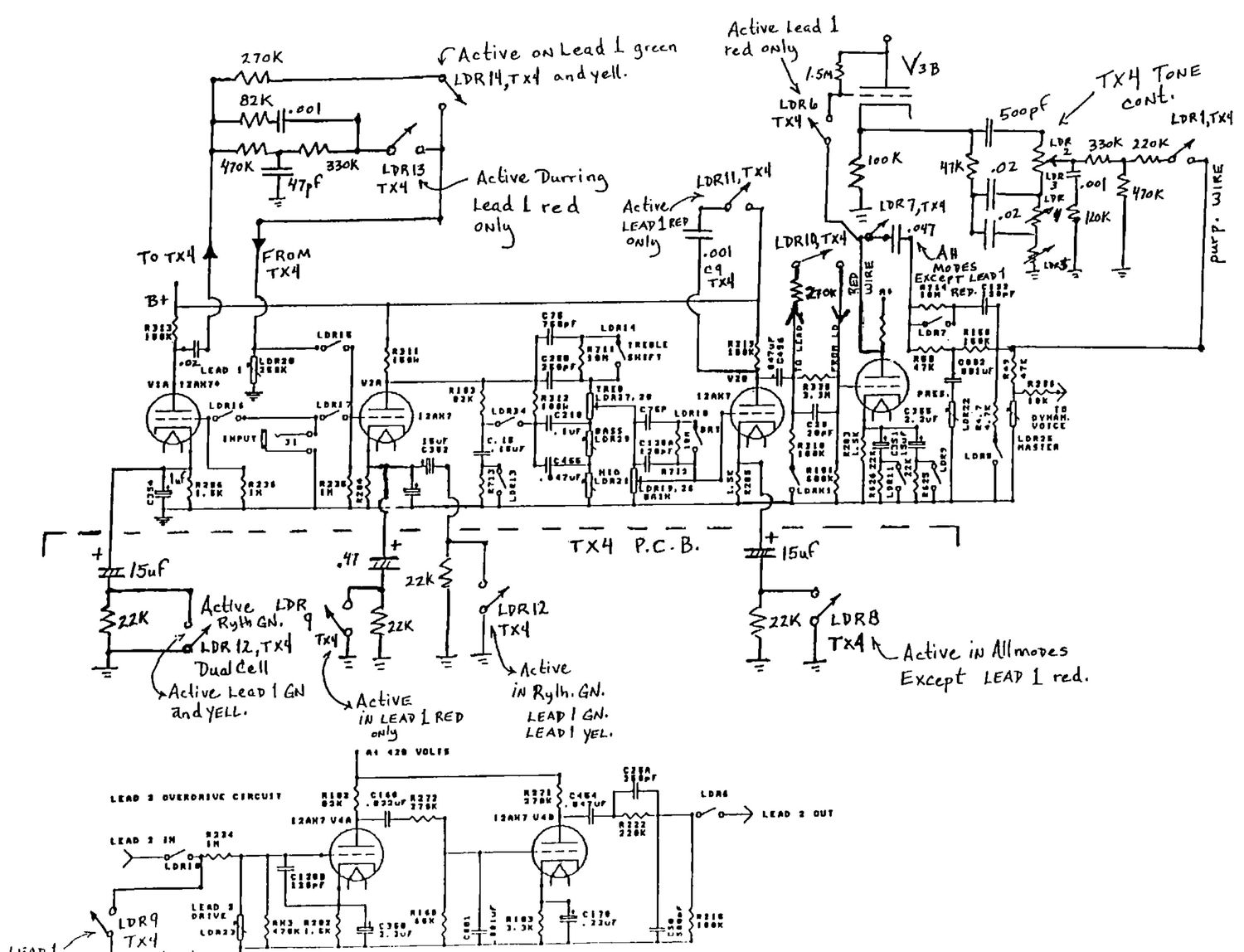 mesaboogie triaxis schematics