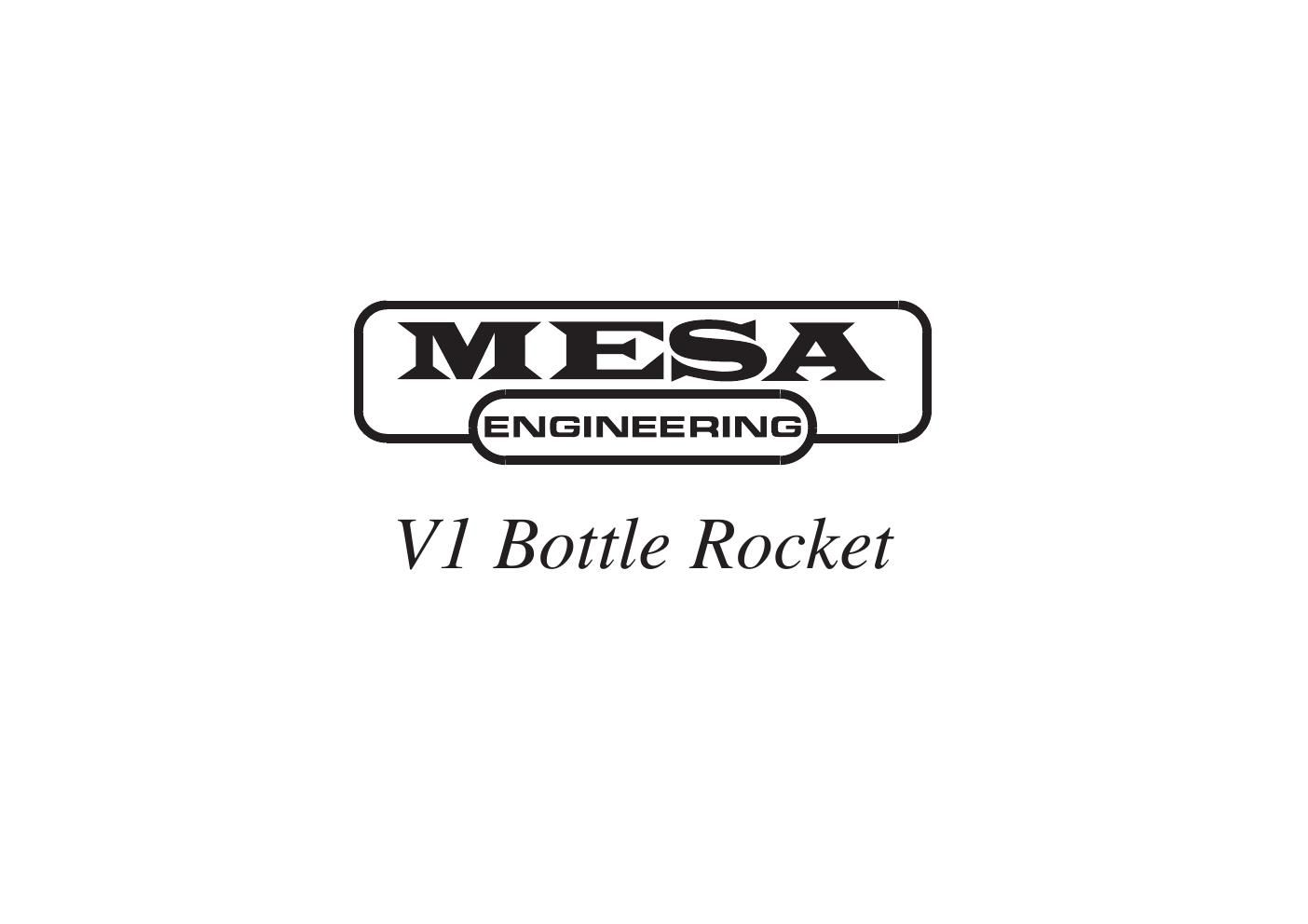 mesaboogie v1 bottle rocket schematics