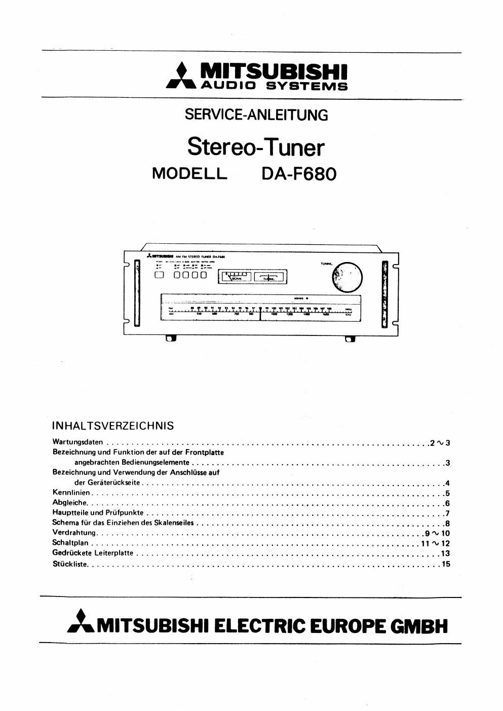 mitsubishi da f680 service manual