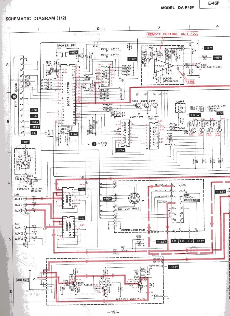 mitsubishi da r45p schematics