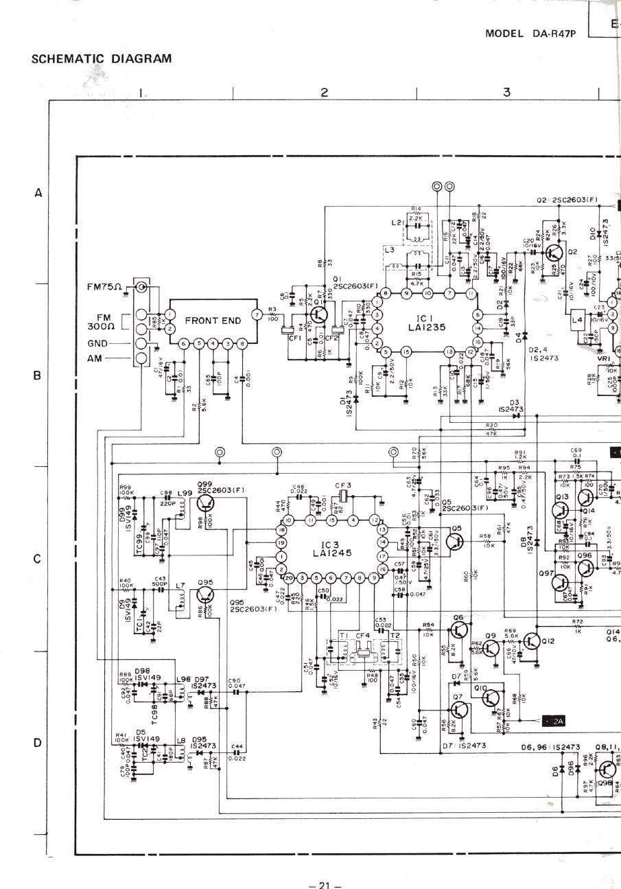 mitsubishi da r47p schematics