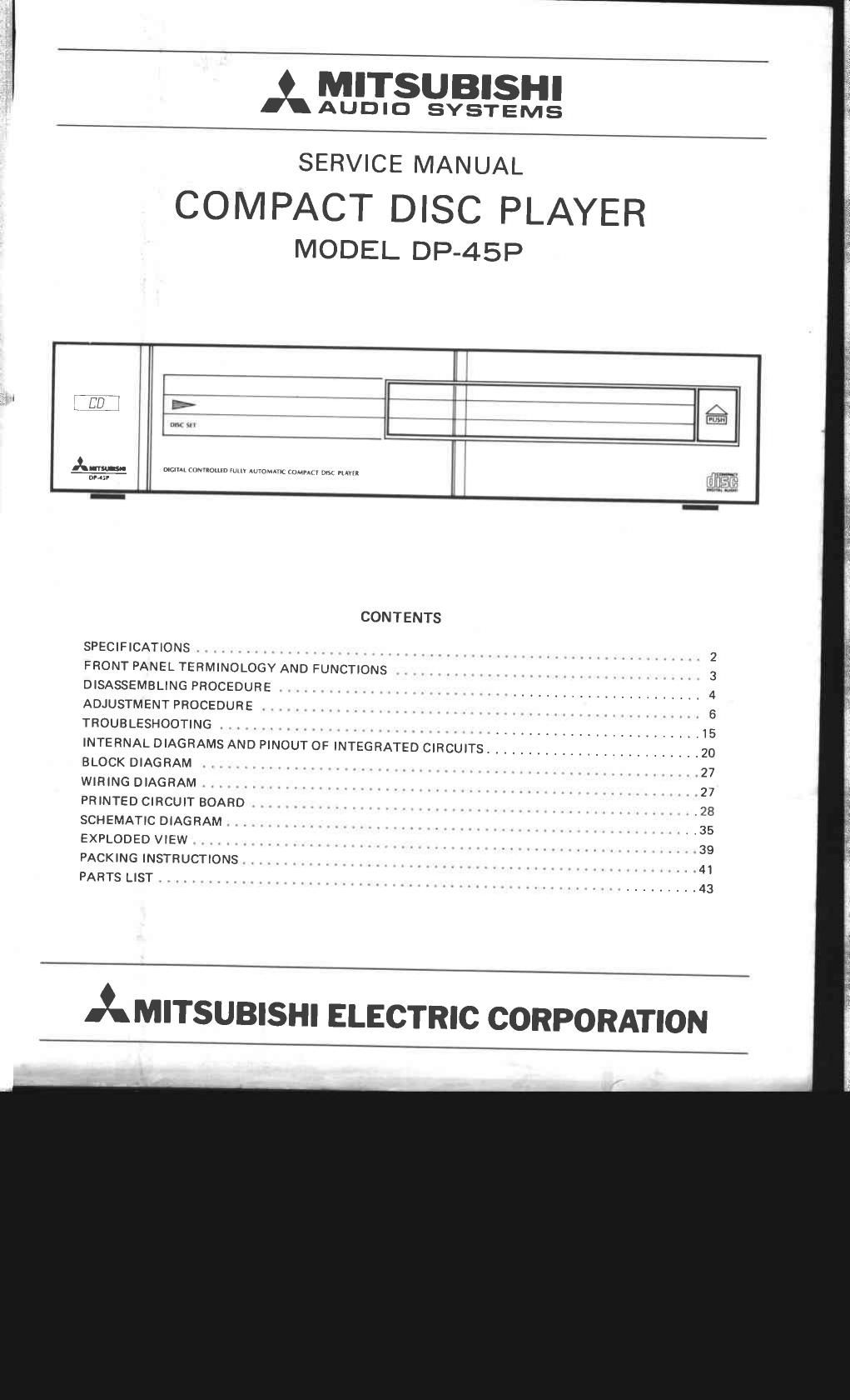 mitsubishi dp 45