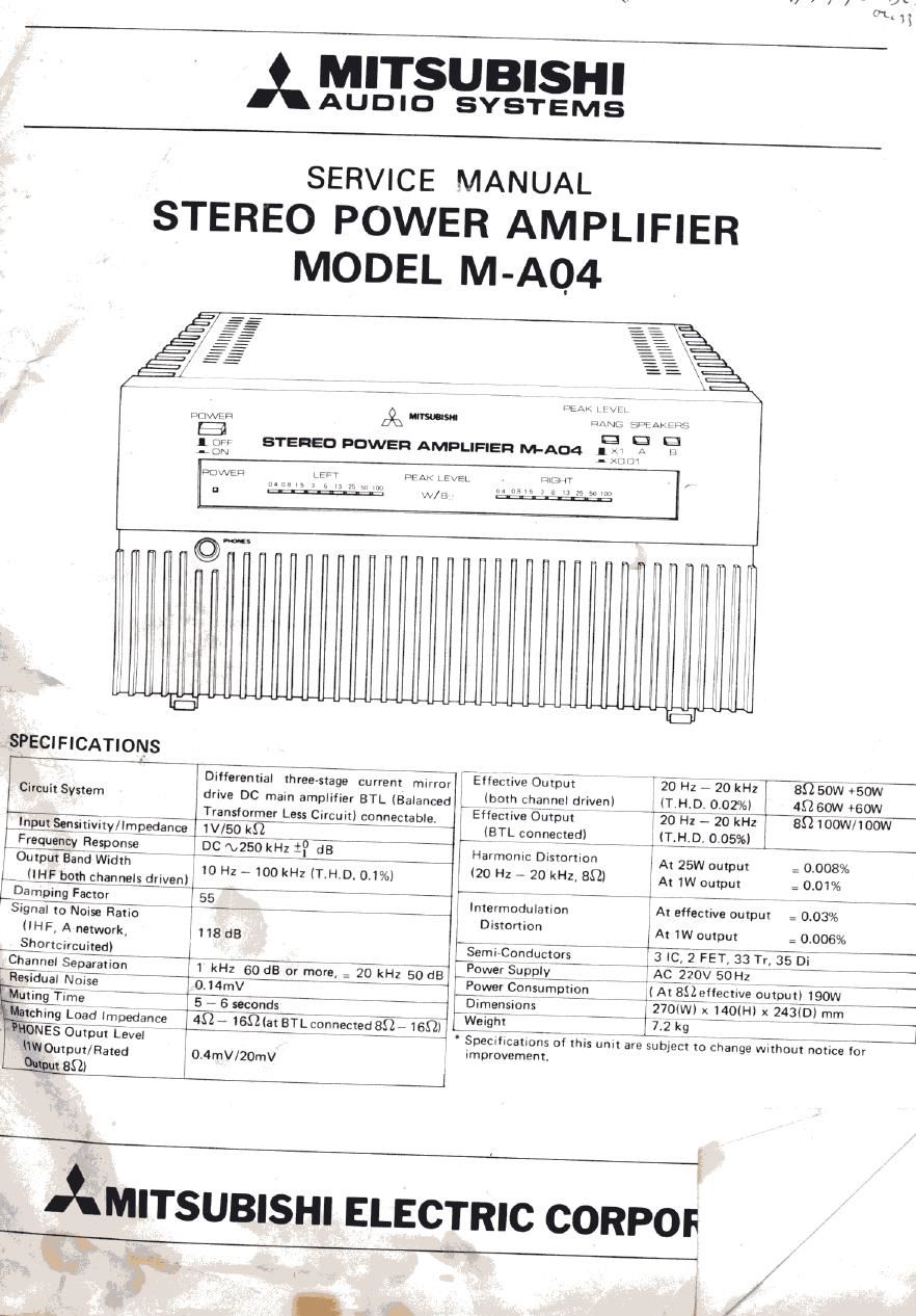 mitsubishi ma04 pwramp