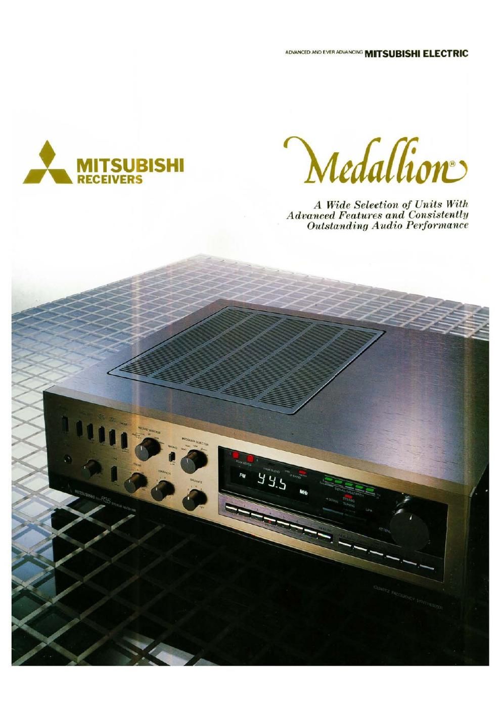 mitsubishi medalion receivers catalog 1981
