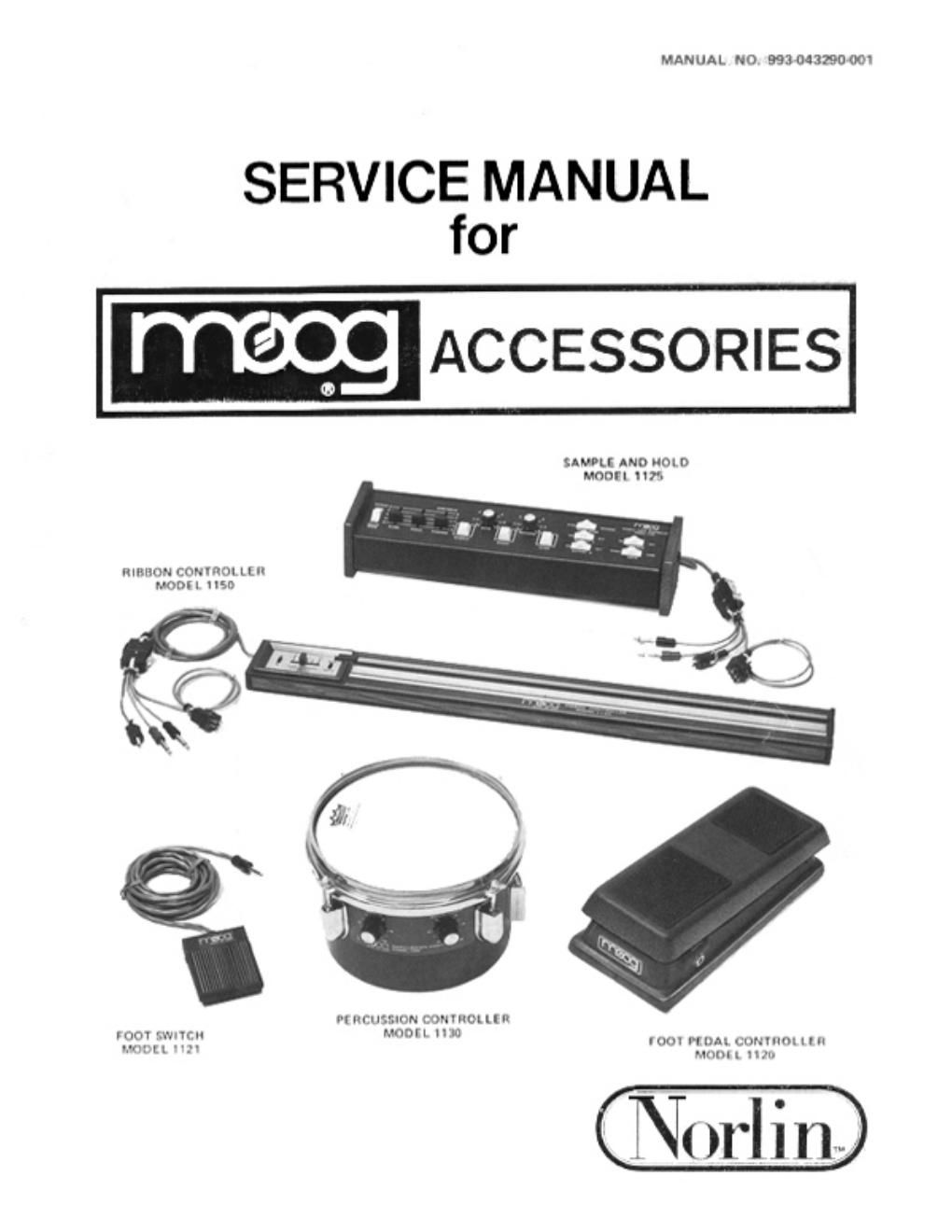 moog accessories service manual