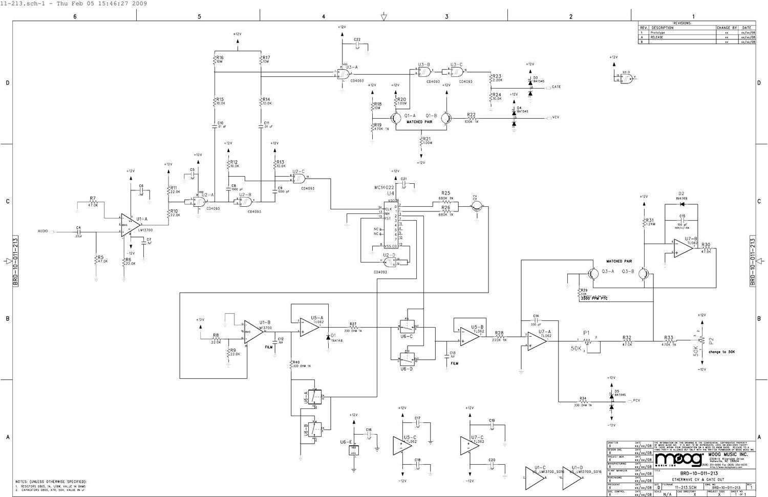 moog etherwave cv gate out mod schematics