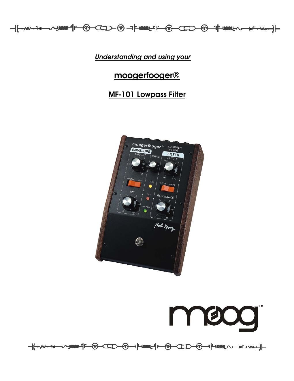 moog mf 101 owner manual