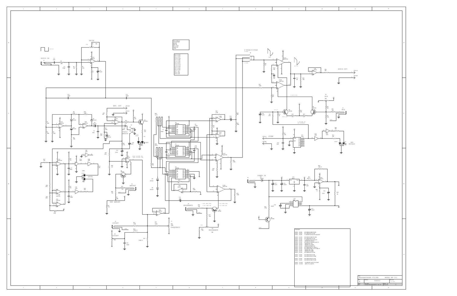 moog mf 101 schematics
