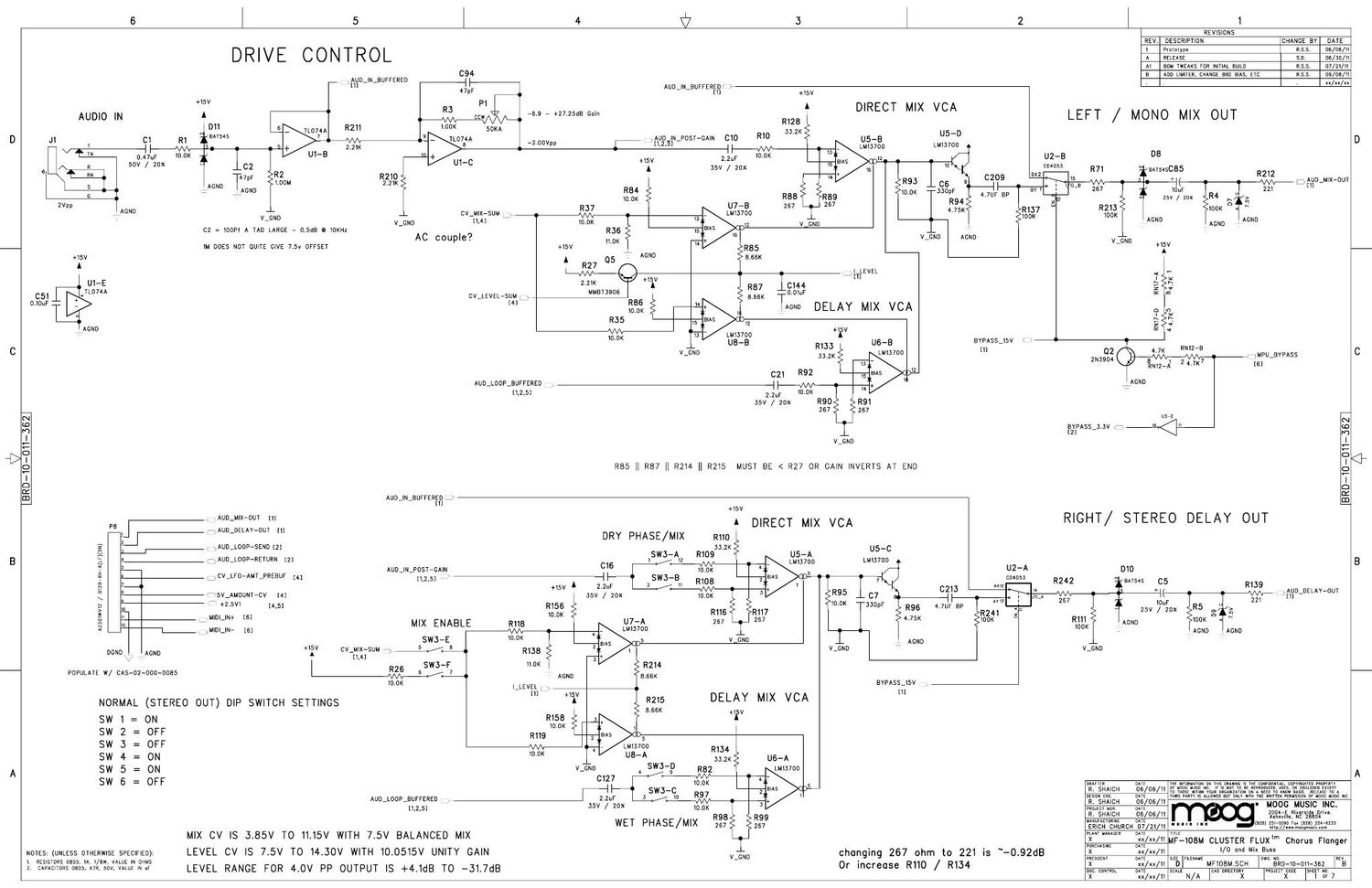 moog mf 108m schematics