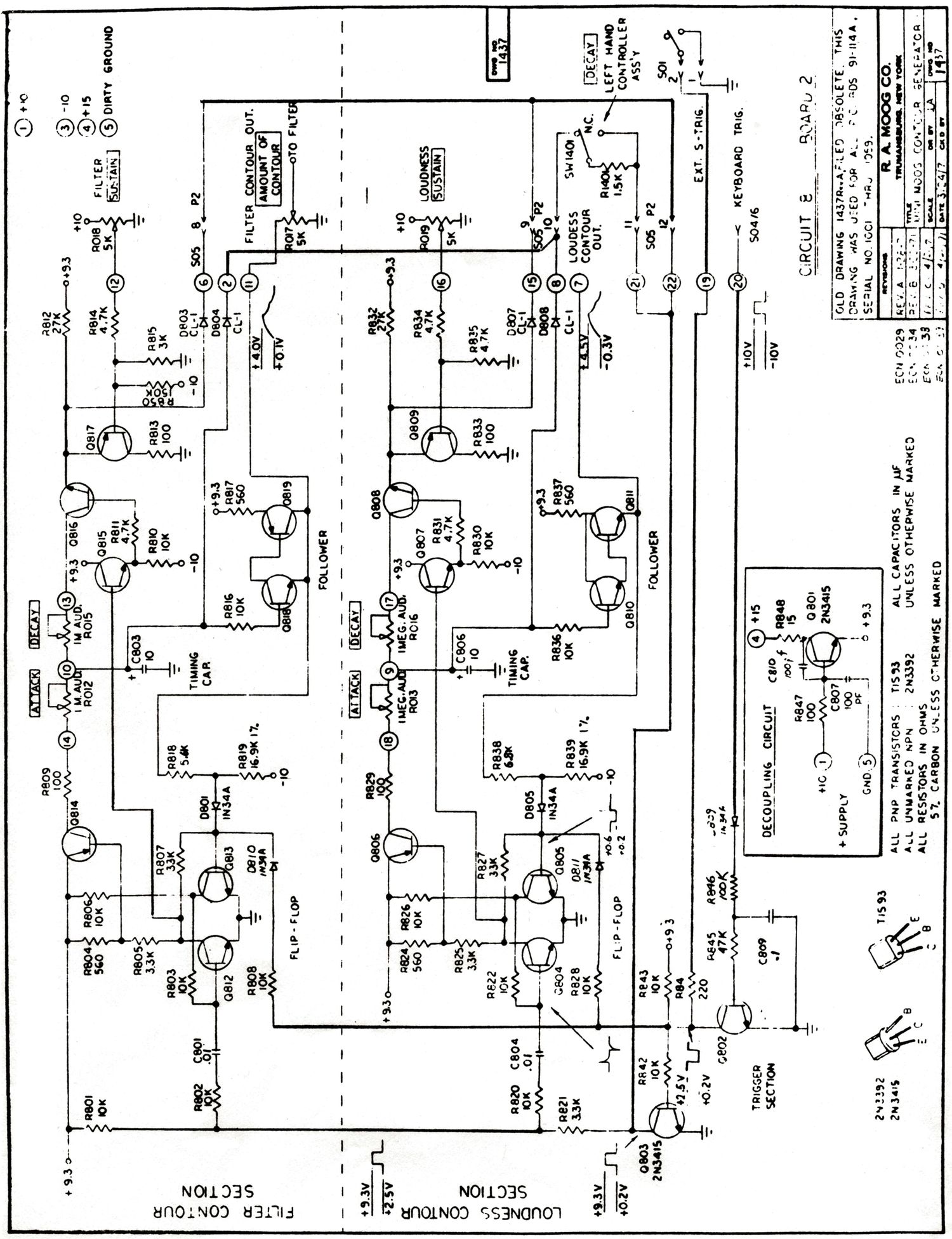 moog minimoog mini d schematics