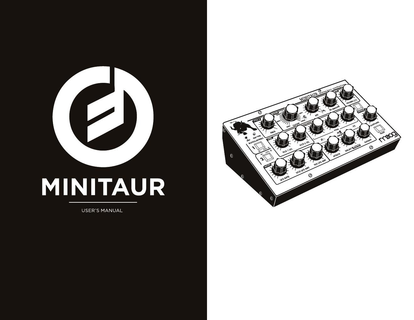 moog minitaur manual