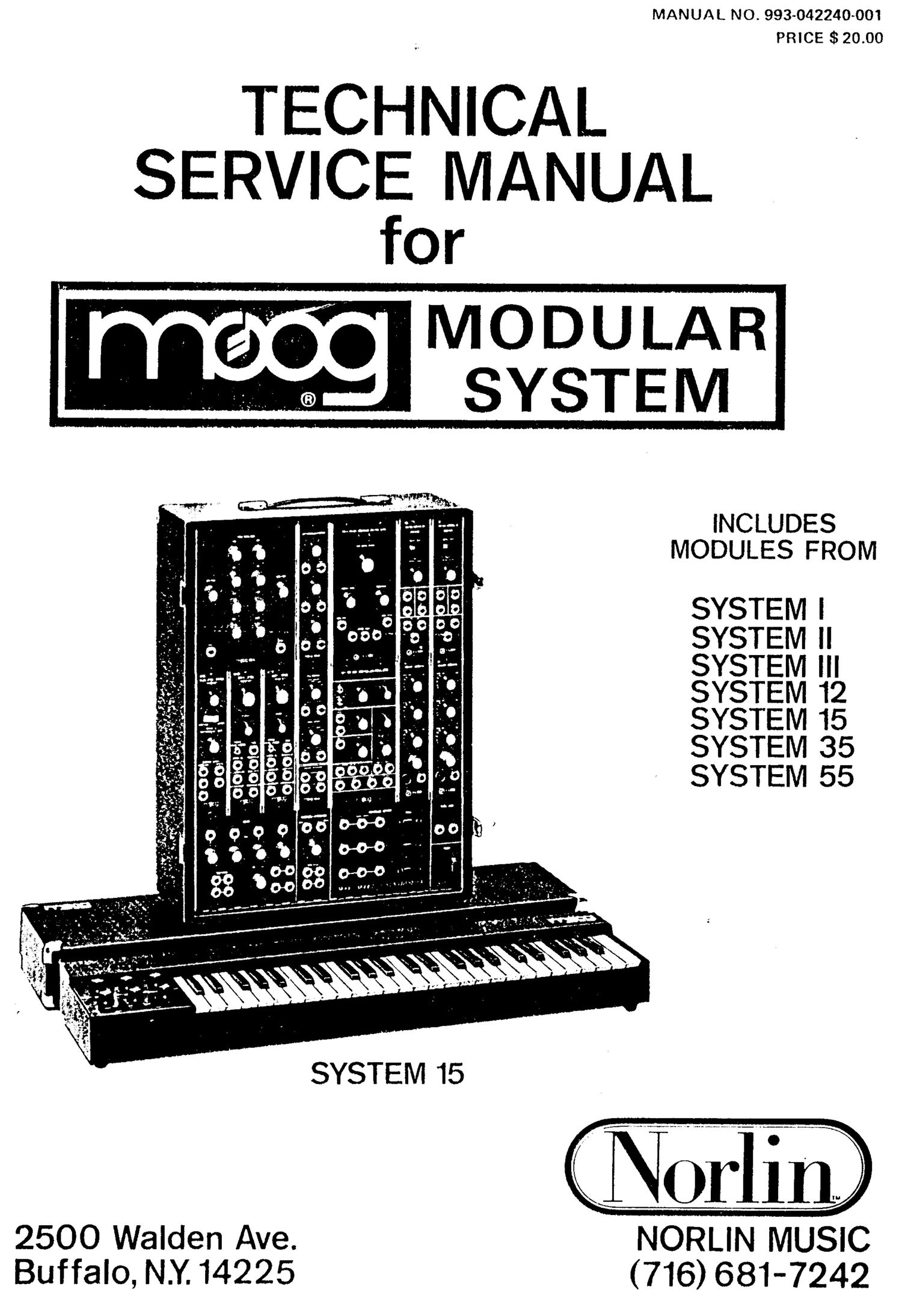 moog modular system i ii iii 12 15 35 55 service manual