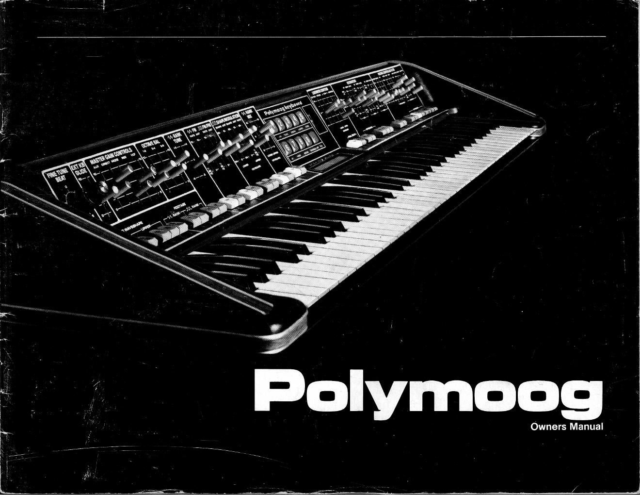 moog polymoog 203a owners manual