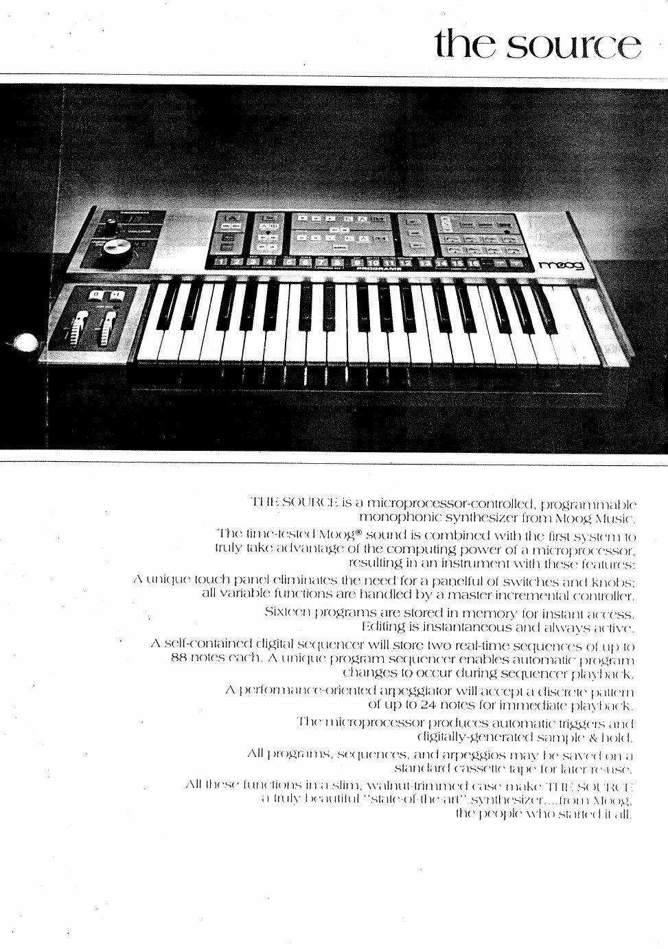 moog source spec sheet