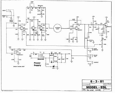 Morley EDL Delay Oilcan Schematic