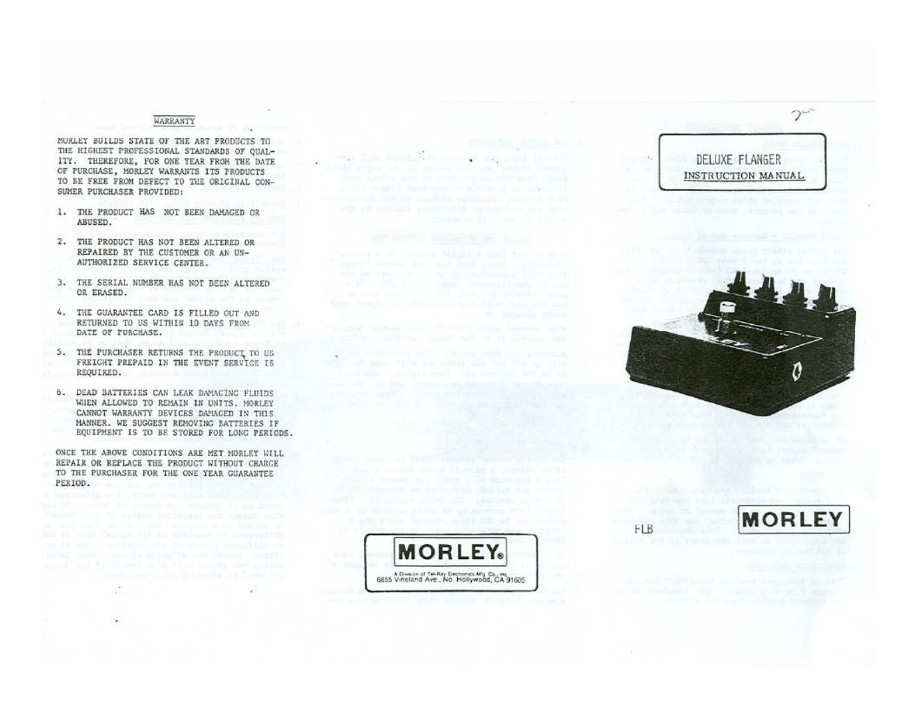 morley flb deluxe flanger