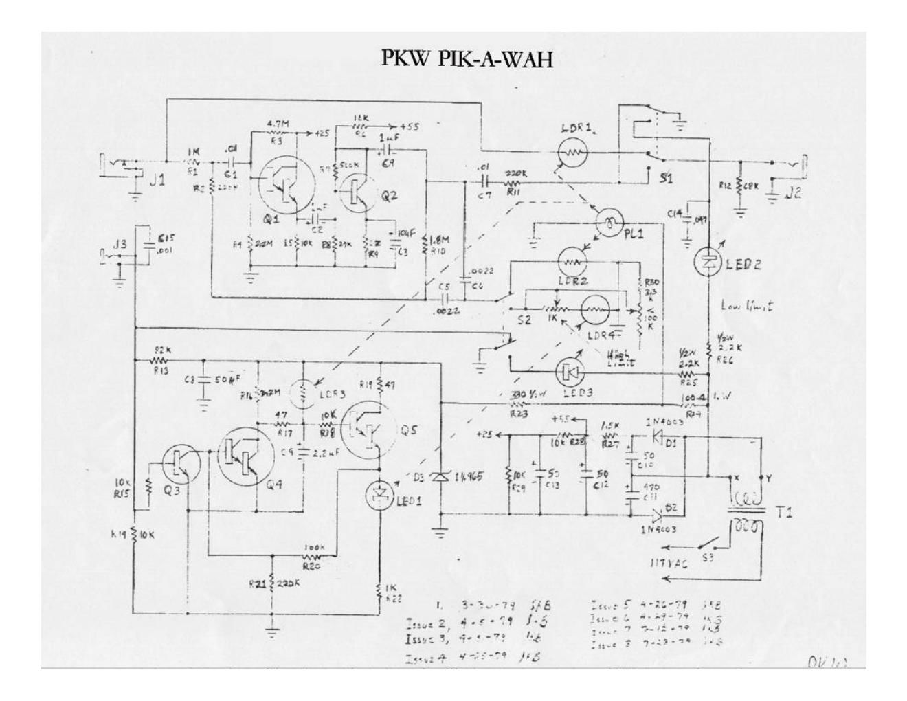 Morley PKW Pikawah Schematic