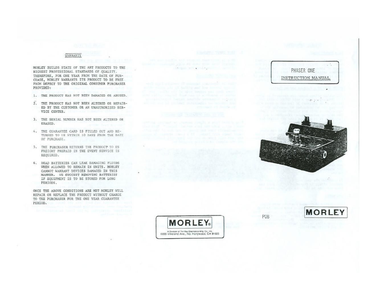 morley pob phaser one