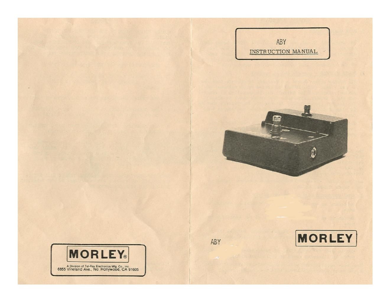 morley aby selector combiner old