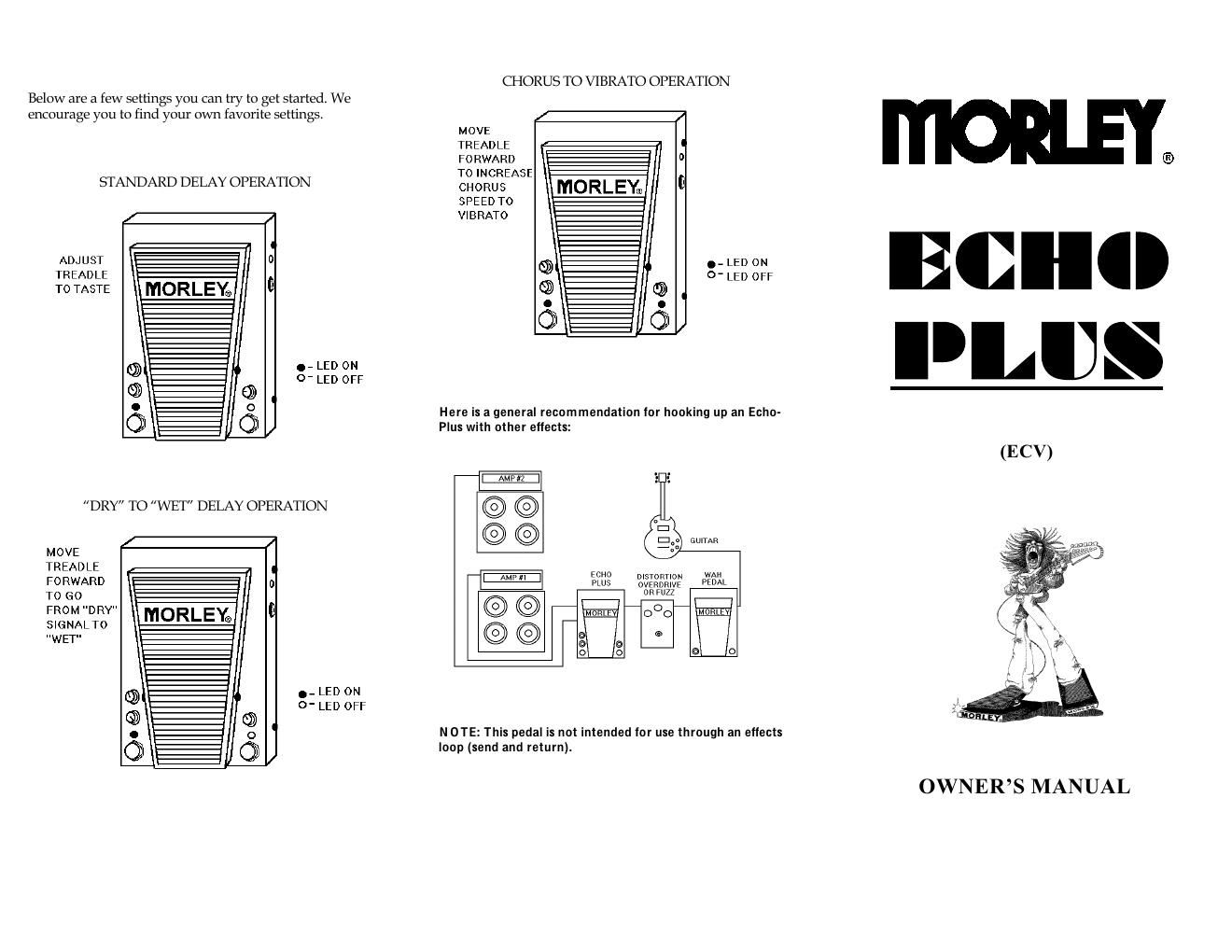 morley ecv echo plus echo chorus vibrato