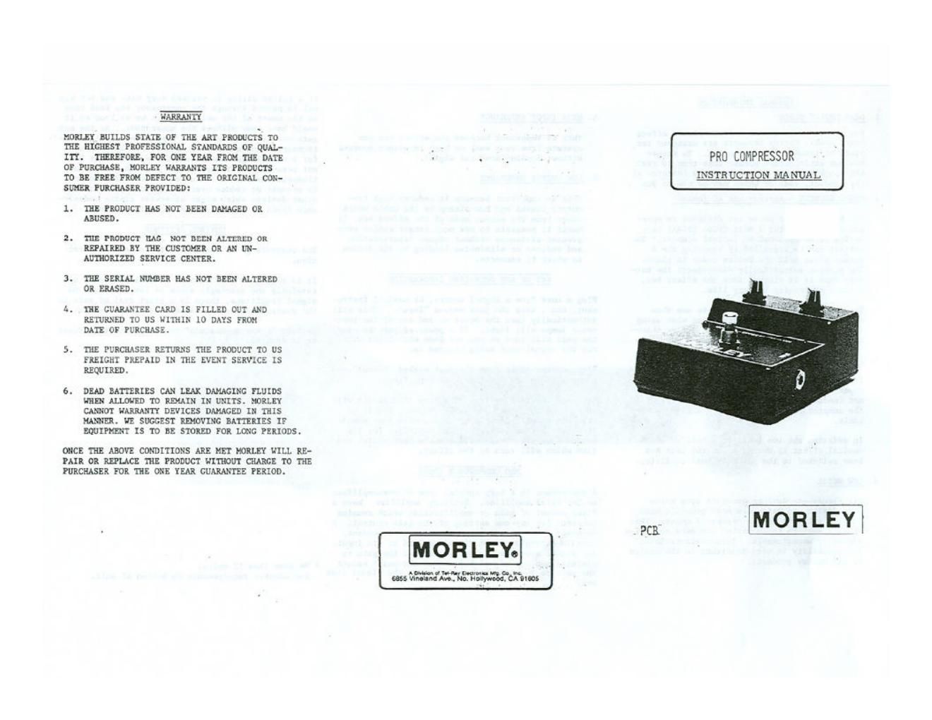 morley pcb pro compressor