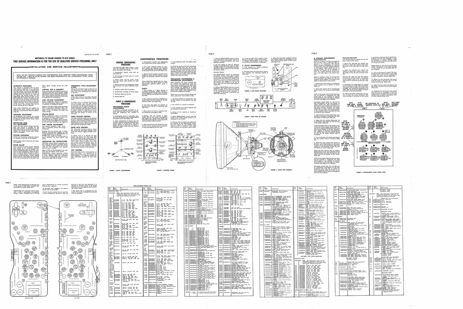 motorola ts 818 service manual